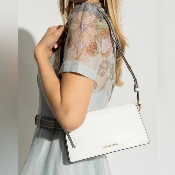 Michael Kors Empire Large Leather Convertible Crossbody Bag - Picture 1 of 10